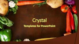  Presentation with farm - Theme having inspirational verse from the bible background and a yellow colored foreground