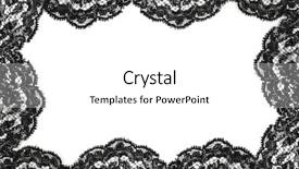  Presentation with frame - Presentation theme featuring macrame - frame background and a white colored foreground