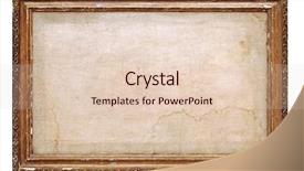  Presentation with canvas - Beautiful presentation theme featuring frames - vintage frame with old canvas backdrop and a lemonade colored foreground