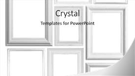  Presentation with frames isolated on white brown - PPT layouts featuring frames isolated on white background and a white colored foreground