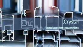  Presentation with bathroom - Theme with framework - aluminum profile for window door background and a ocean colored foreground