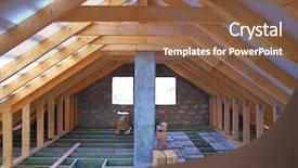  Presentation with mri repair - Slide deck enhanced with framework - repair of the attic background and a tawny brown colored foreground