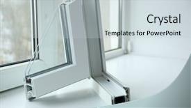  Presentation with sample - Slides enhanced with framework - sample of window profile background and a lemonade colored foreground