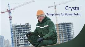  Presentation with reinforcement - Audience pleasing PPT layouts consisting of framework reinforcement for concrete backdrop and a sky blue colored foreground