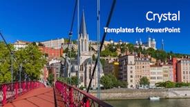  Presentation with architecture old - Amazing slide set having france - travel and architecture background backdrop and a ocean colored foreground