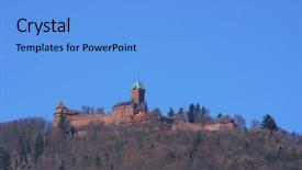  Presentation with wedding france - Colorful theme enhanced with france alsace haut koenigsbourg castle backdrop and a  colored foreground