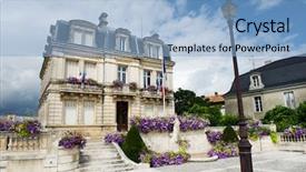  Presentation with world war one - Slides enhanced with france from world war background and a light blue colored foreground