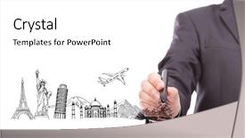  Presentation with travel japan - Amazing slide set having pad - fresh lemonade with ginger served backdrop and a coral colored foreground