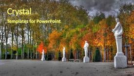  Presentation with versailles - Slides featuring france park of versailles palace background and a tawny brown colored foreground