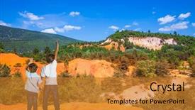  Presentation with orange - Audience pleasing PPT layouts consisting of france two boys of seven backdrop and a gold colored foreground