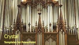  Presentation with roman catholic - Cool new slide set with franciscan - france - organ of chambery backdrop and a tawny brown colored foreground