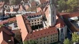  Presentation with church growth - Slides having franciscan-church-of-st-francis background and a gray colored foreground