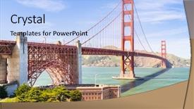  Presentation with san francisco - PPT theme having francisco california usa west coast background and a light blue colored foreground