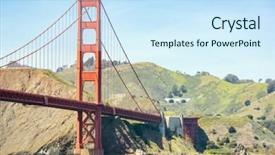  Presentation with san francisco - Colorful presentation theme enhanced with francisco california usa west coast backdrop and a  colored foreground