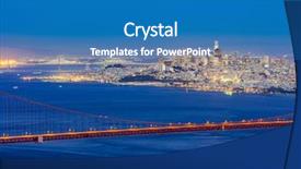  Presentation with san francisco chinatown - Presentation design with francisco california usa west coast background and a teal colored foreground