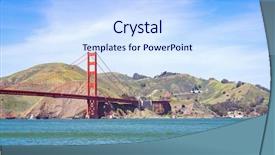  Presentation with san francisco - Presentation design having francisco california usa west coast background and a  colored foreground