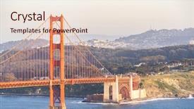  Presentation with san francisco - Colorful presentation theme enhanced with francisco california usa west coast backdrop and a  colored foreground