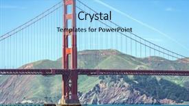  Presentation with san francisco - Colorful slide deck enhanced with francisco california usa west coast backdrop and a  colored foreground