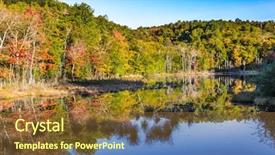  Presentation with tourism - Slides with francophone - concept of ecological tourism multicolored background and a  colored foreground
