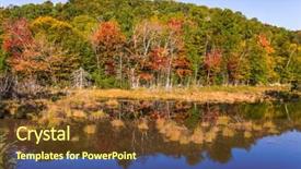  Presentation with tourism - Presentation featuring francophone - concept of ecological tourism background and a tawny brown colored foreground