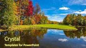  Presentation with green foliage - Audience pleasing slide deck consisting of francophone - concept of recreational tourism phenomenally backdrop and a tawny brown colored foreground