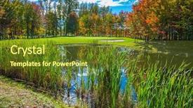  Presentation with pure water - Audience pleasing slide set consisting of francophone - concept of recreational tourism shining backdrop and a tawny brown colored foreground