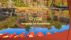  Presentation with forests - Amazing presentation design having francophone - foliage of autumn forests is backdrop and a  colored foreground