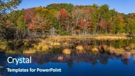  Presentation with canada - PPT theme featuring francophone - magnificent resort in french canada background and a  colored foreground