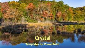  Presentation with forests - Presentation having francophone - magnificent resort in french canada background and a  colored foreground