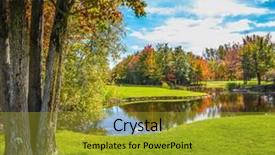  Presentation with yellow orange - Cool new presentation theme with francophone - red orange and yellow autumn backdrop and a gold colored foreground