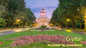  Presentation with kentucky - Amazing presentation having frankfort-kentucky-usa backdrop and a tawny brown colored foreground