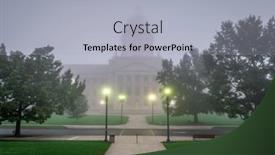  Presentation with kentucky - Cool new PPT theme with frankfort-kentucky-usa backdrop and a light gray colored foreground