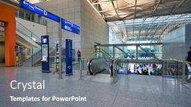  Presentation with 2020 - Presentation theme featuring frankfurt-am-main-germany-circa background and a gray colored foreground