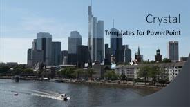  Presentation with banking - Amazing presentation having frankfurt-am-main-germany-june backdrop and a light blue colored foreground