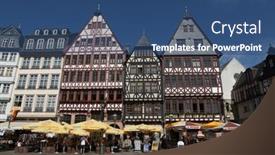  Presentation with june - Beautiful theme featuring frankfurt-am-main-germany-june backdrop and a ocean colored foreground