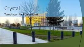  Presentation with bank building - 