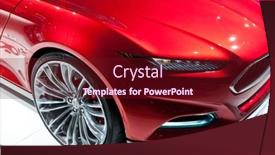  Presentation with ford car - Beautiful theme featuring frankfurt-germany-sep-25-ford backdrop and a tawny brown colored foreground