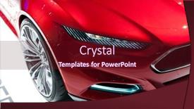  Presentation with ford car - Beautiful PPT theme featuring frankfurt-germany-sep-25-ford backdrop and a tawny brown colored foreground