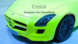  Presentation with amg - PPT layouts enhanced with frankfurt-germany-sep-25-mercedes background and a soft green colored foreground