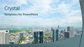  Presentation with brand - Presentation theme enhanced with olympic race - child in the course of background and a gray colored foreground