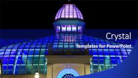  Presentation with columbus - Beautiful presentation featuring franklin-park-conservatory-in-columbus backdrop and a navy blue colored foreground