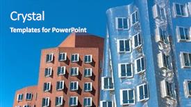  Presentation with buildings - Cool new theme with franquia - closeup view of frank gehry's backdrop and a teal colored foreground