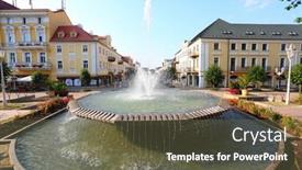  Presentation with mineral - Slide deck having frantiskovy-lazne-czech-republic-august background and a tawny brown colored foreground