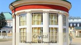  Presentation with mineral - PPT theme enhanced with frantiskovy-lazne-czech-republic-august background and a soft green colored foreground