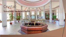  Presentation with mineral - Cool new slide deck with frantiskovy-lazne-czech-republic-august backdrop and a soft green colored foreground