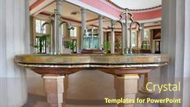  Presentation with mineral - Audience pleasing presentation design consisting of frantiskovy-lazne-czech-republic-august backdrop and a  colored foreground