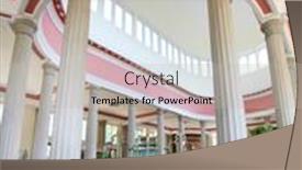  Presentation with mineral - Presentation theme featuring frantiskovy-lazne-czech-republic-august background and a mint green colored foreground