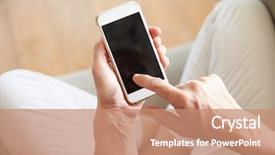  Presentation with close up of cereal granola - Audience pleasing PPT theme consisting of frappe - close up of woman using backdrop and a coral colored foreground