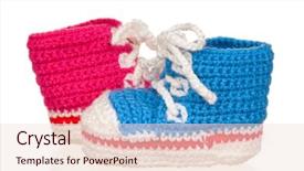  Presentation with pink and blue acrylic - Audience pleasing slide deck consisting of fraternity - handmade blue and pink baby backdrop and a lemonade colored foreground