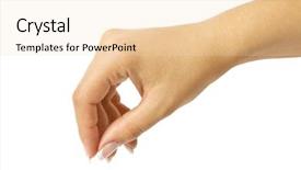  Presentation with women - Presentation design having fraternity - women hand on the white background and a lemonade colored foreground